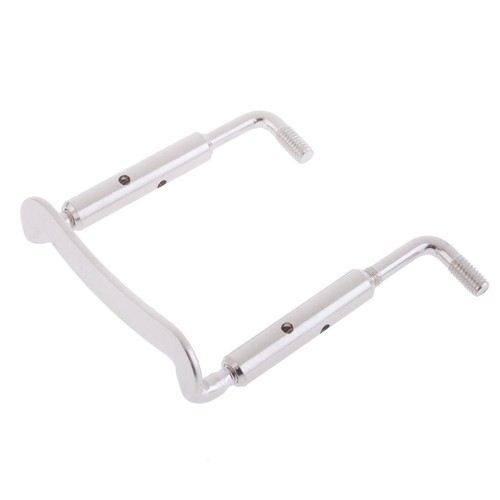 4/4 Violin Chinrest Chin Rest Nickel Plated Clamp (1.5 Inch) - Picture 3 of 3