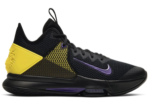 black and yellow lebron shoes