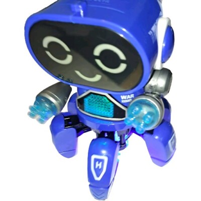 Bot Robot Pioneer Blue Dancing Lights Up Robot for Boys and Girls Used In  Box