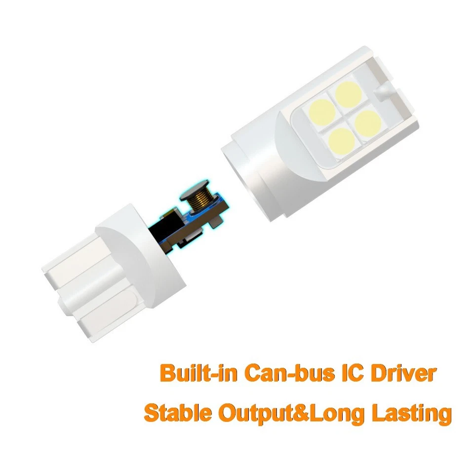 Bombillas de retroceso LED 921 W16W blancas para Kia K900 2015 2016 2017 Foto 4 de 4