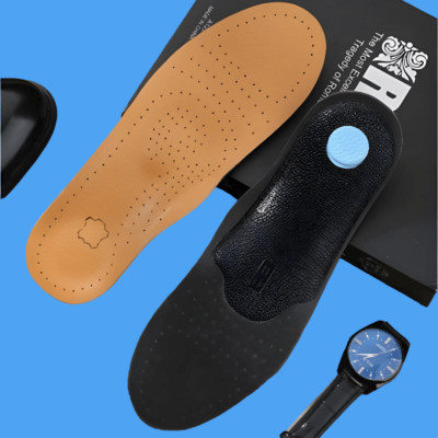 Leder Schuheinlagen Unisex - Fußgewölbestütze für smarte Schuhe