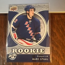 2007-08 Upper Deck Mini Jersey Collection Marc Staal Rookie RC #131 Rangers