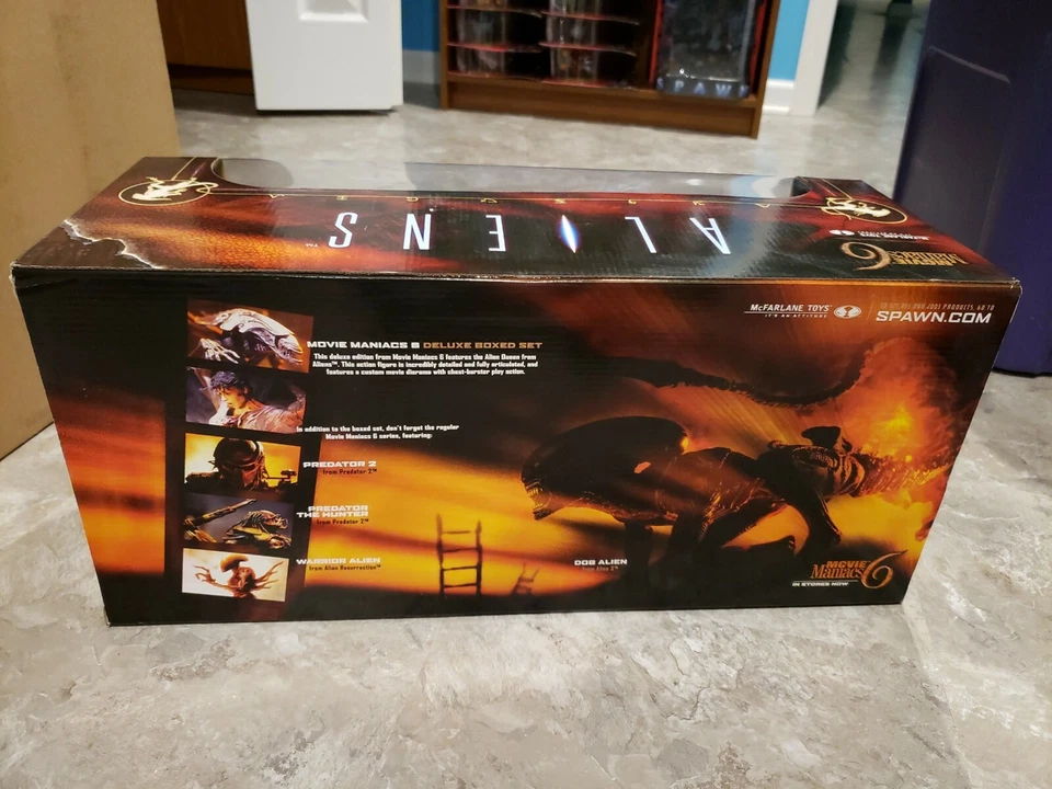 McFarlane Toys Movie Maniacs 6 "Alien Queen" Juego de lujo en caja como nuevo en caja "Nuevo" Foto 3 de 4