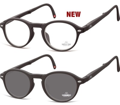 Lesebrille Klarglas oder getönt Montana MR66 klappbare Lesehilfe Flexi