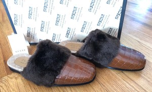 gucci crocodile slippers