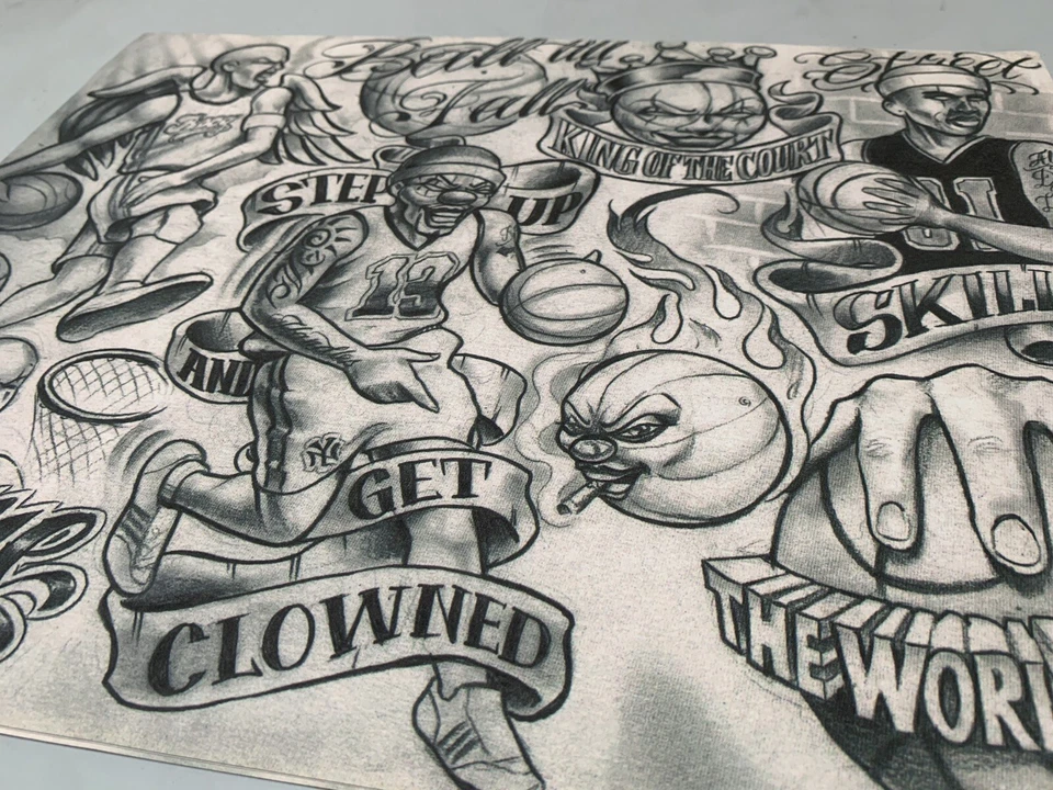 Impresión de tatuaje de dibujo Boog Star para pared 1 Foto 2 de 2