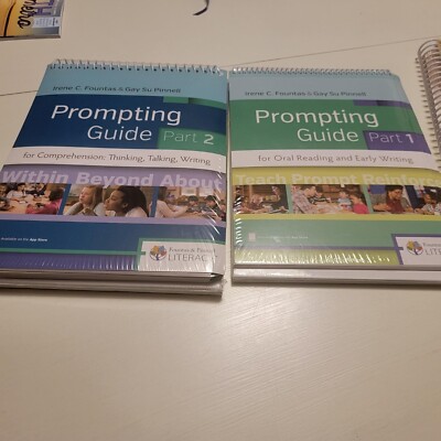 Fountas & Pinnell - Prompting Guide - Part 1 & 2 - New unopened 