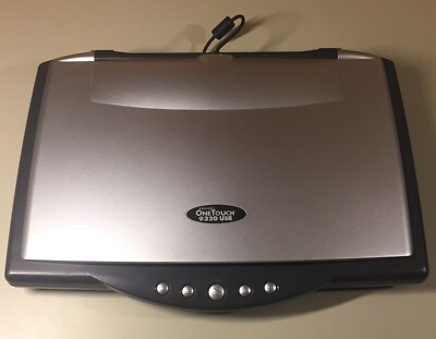 Visioneer OneTouch 9320 USB Flatbed Scanner W/Cords Software CD