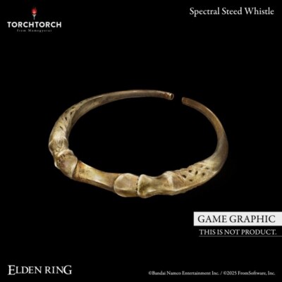 ELDEN RING x TORCH TORCH - Spectral Steed Whistle Ring NEW Japan