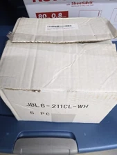 6 Pack-6" Open Metal Trim Ring for Par30/R30 Recessed Light JBL6-211CL-WH NEW OB