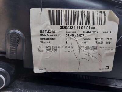 03-08 BMW Z4 E85 Front RH Right Door Card Inner Trim Panel Oregon