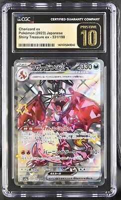 CGC PRISTINE 10 Charizard ex 331/190 Pokémon Card GRADED CGC PRISTINE 10 Charizard ex 331/190 Pokémon Card GRADED