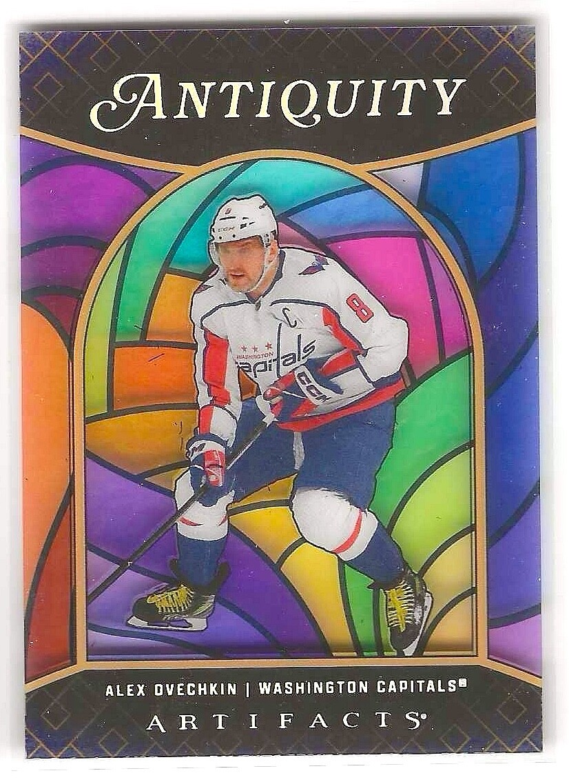 ALEX OVECHKIN 2024-2025 UD Artifacts NHL Antiquity SSP Insert Card RARE Caps $ $