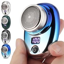 Mini-Shave Portable Electric Razor for Men USB Rechargeable Shaver Home Travel