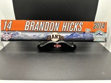Brandon Hicks name plate 