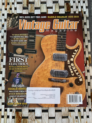 VINTAGE GUITAR MAGAZINE Walter Trout Eric Gales Vol. 33 No. 07 May 2019