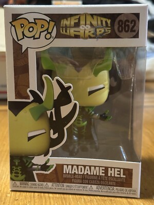 Marvel Infinity Warps Madame Hel Funko Pop Vinyl Figure #862 With Pop Protector