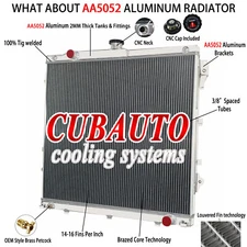 3-ROW RADIATOR FITS 2007-2014 TOYOTA SEQUOIA TUNDRA PICKUP 4.6L/5.7L V8 MT #2994