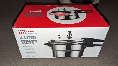 Amazon Basics Aluminum Lid Pressure Cooker - 4 Litre Brand New In Box