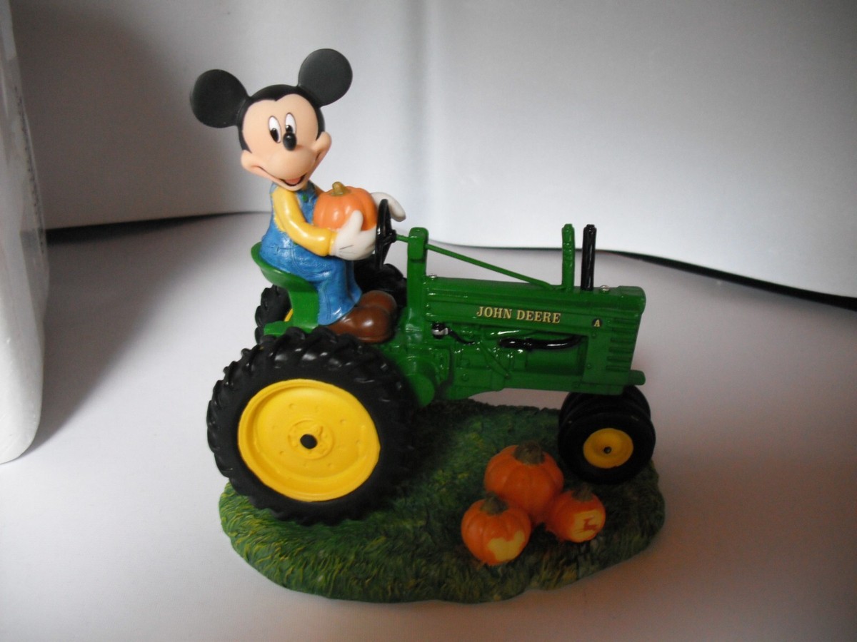 DIsney Mickey Mouse John Deere Figurine - Magical Harvest 