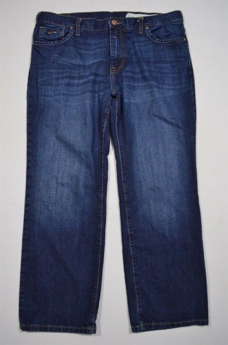 Straight Leg Dark Wash Denim Jeans | eBay