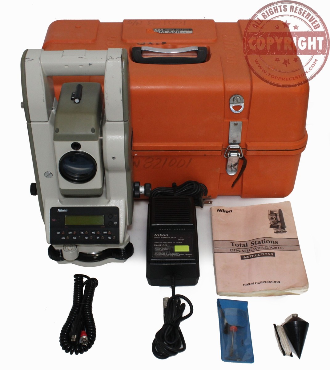 NIKON DTM-A20LG SURVEYING TOTAL STATION,TOPCON,TRIMBLE NIKON DTM-A20LG SURVEYING TOTAL STATION,TOPCON,TRIMBLE