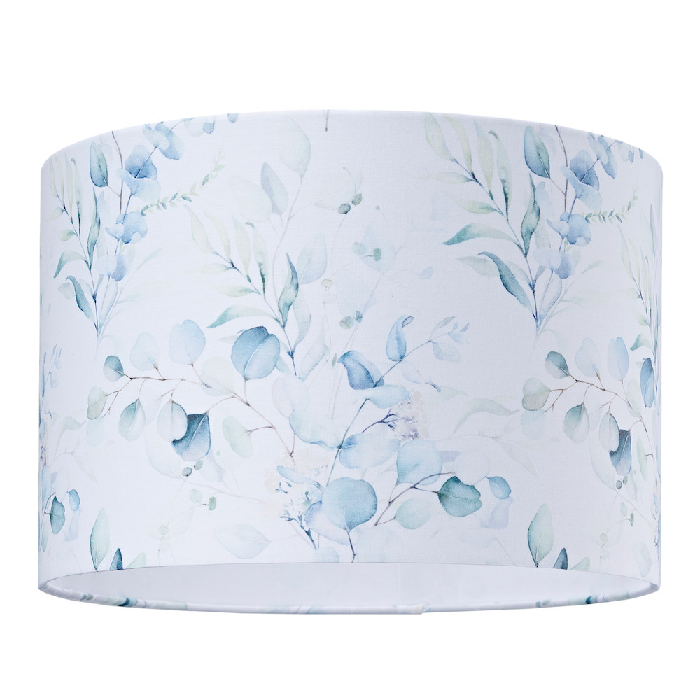 Contemporary and Elegant Floral Watercolour Lampshade with Soft Pastel Tones ...