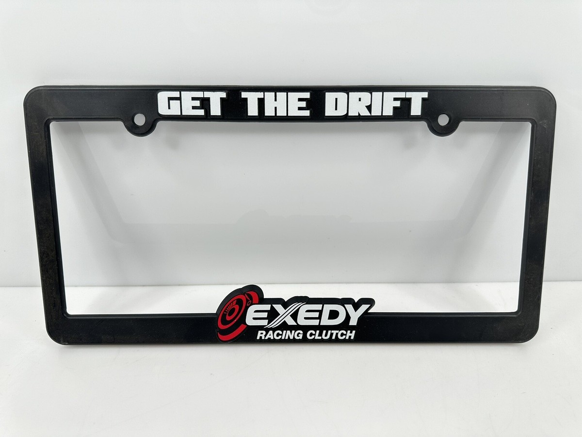 Exedy Racing Clutch License Plate Frame Black USA HTF | eBay