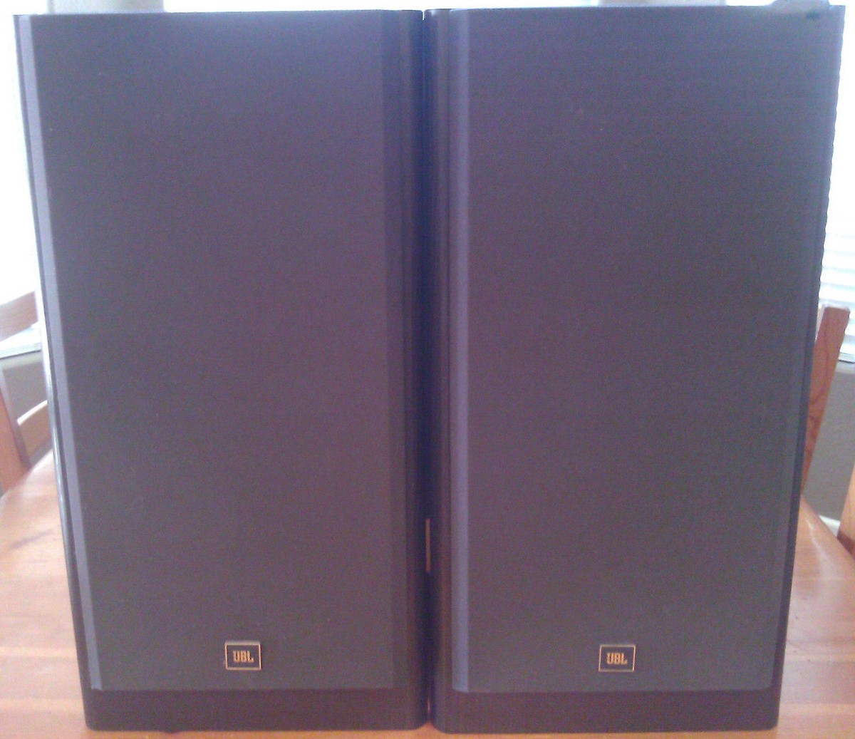 JBL LX44 3-way Stereo Speakers Black Ash with Matching JBL LX44 3-way Stereo Speakers Black Ash with Matching