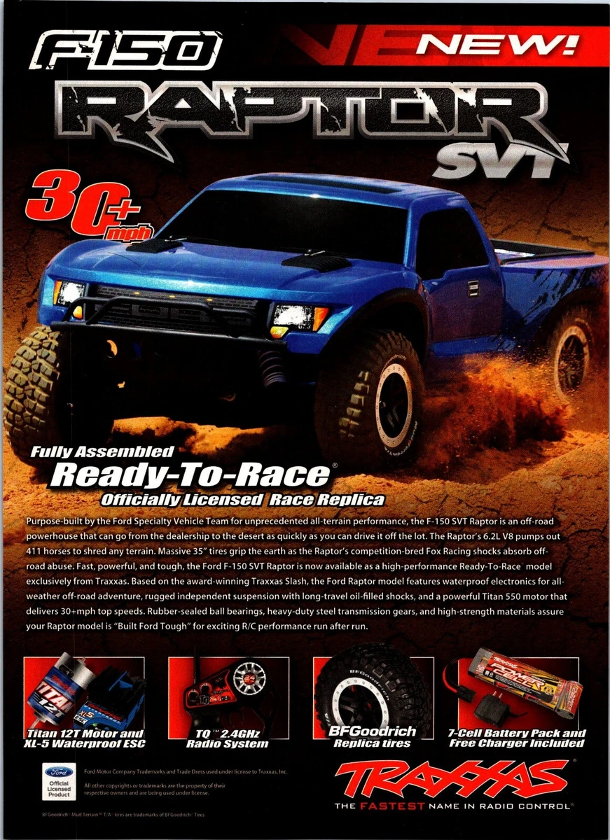 Traxxas F150 Raptor In Rc Car, Truck & Motorcycle Models & Kits