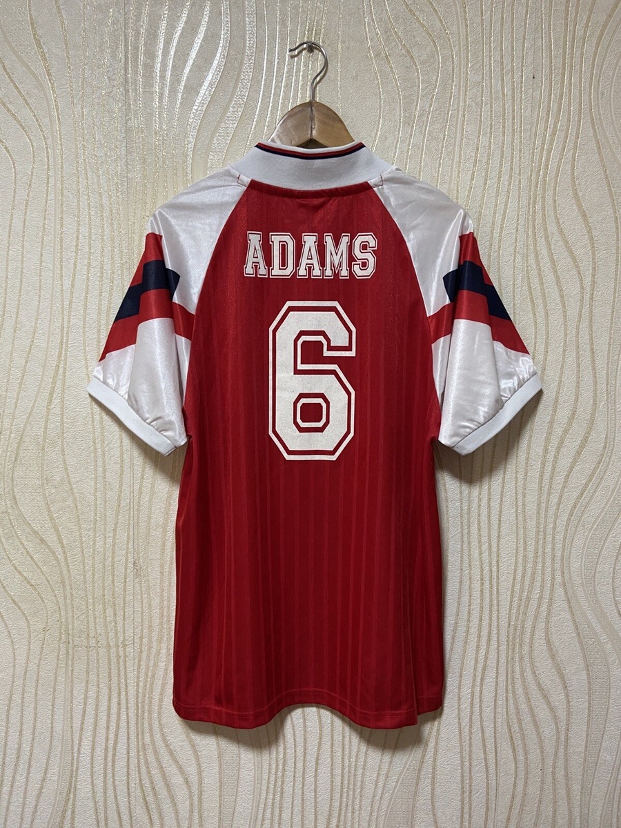 ARSENAL LONDON 1992 1994 HOME SHIRT JERSEY SCORE DRAW sz M MEN #6
