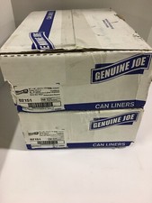 Genuine Joe Two-Ply Can Liner 40-45Gal 0.7mil 40"x46" BNBK 02151 (2 Boxes ) 500