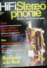 HIFI STEREOPHONIE 1/81,ACOUSTIC RESEARCH 91,92,93,94,BRAUN ATELIER 1,METZ 4900