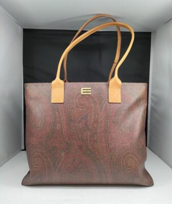 ETRO Paisley Tote Bag 13.7 inch | eBay