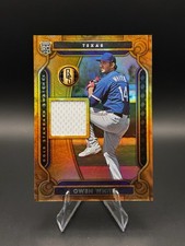 2023 Panini Chronicles - Gold Standard Swatches Owen White #GSS-OW (MEM, RC) KBO
