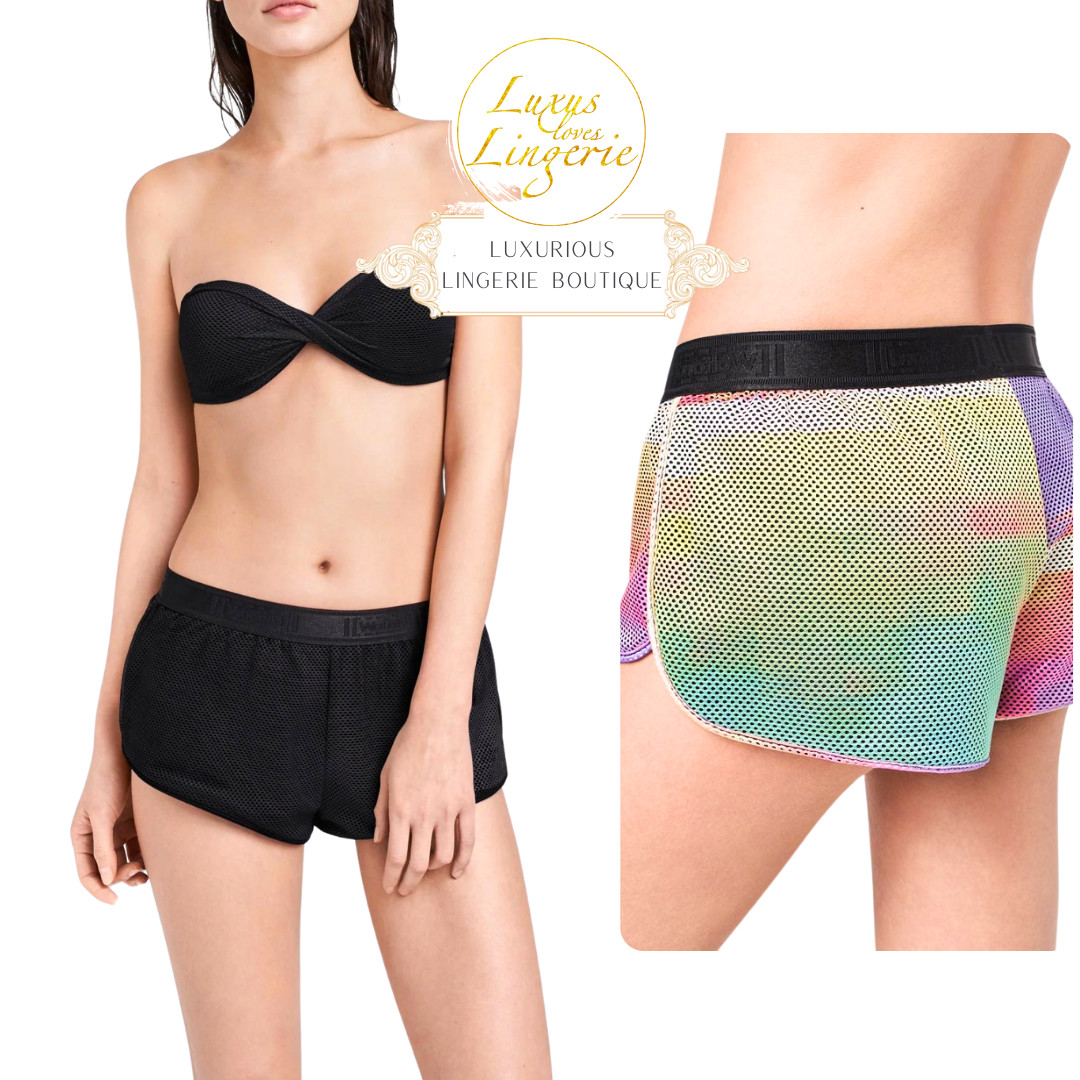 Yoon Beach Shorts by Wolford S Small Black Mesh Beach Loose
