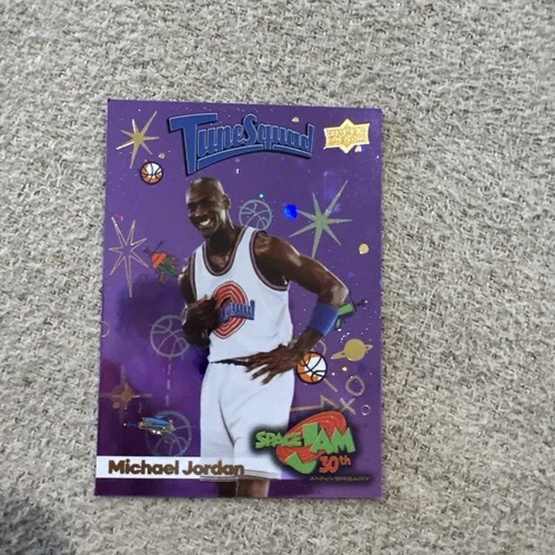 2026 Upper Deck Space Jam 30th Michael Jordan Tune Squad Purple Cosmos Card 10