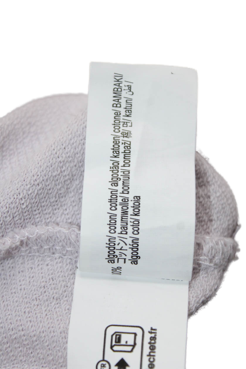 Zara Unisex Pink Solid Drawstring Cotton Sweatpan… - image 6