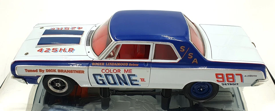 Highway 61 1/18 Scale 50045 - 1964 Dodge 330 Superstock Color Me Gone - Image 3 of 4