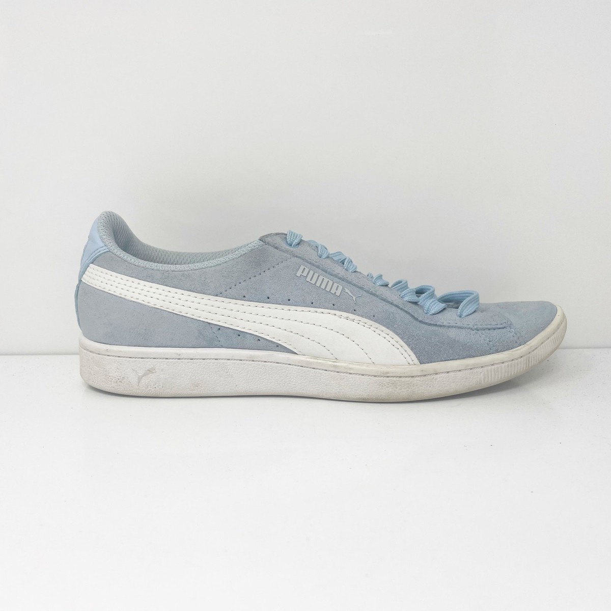 Puma Womens Vikky 362624 28 Blue Casual Shoes Sneakers Size