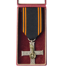 4948 WW2 WAR CROSS OF FIRST POLISH ARMOURED DIVISION GEN. MACZEK POLAND