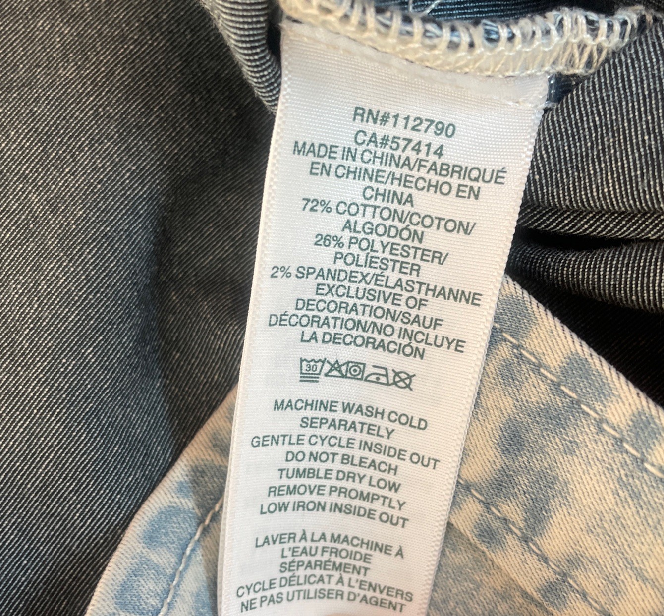 True Religion Women’s Light Bliss Wash Logo Georgia LS Denim Shirt S  RRP $149 image 6
