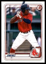 Gilberto Jimenez 2020 Bowman Draft #BD-137 Red Sox MLB READ FREE SHIPPING