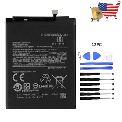 Battery BM4J Compatible with Xiaomi Redmi Note 8 PRO M1908C3JE Replacement +Tool
