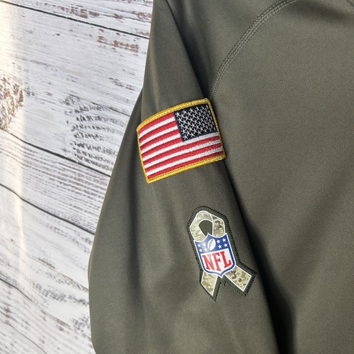 Nike Salute To Service Baltimore Ravens NFL Camo Camouflage Hoodie Women’s XL - Picture 4 of 10