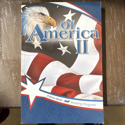 A Beka Book Of America II Reading Program Textbook 4th Edition Elementary