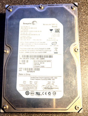 320 GB SATA FESTPLATTE SEAGATE Barracuda ST3320620AS  3,5 ZOLL 