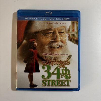 #ad #ad Miracle on 34th Street Blu ray DVD EX $7.99