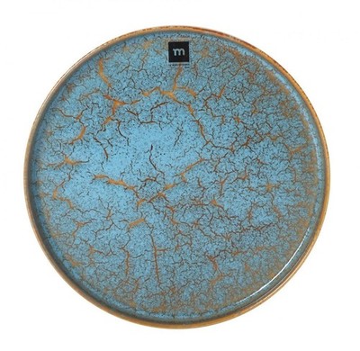 Scratch Blue 24 cm Speiseteller Steingut
