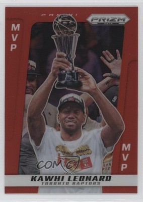 2024-25 Panini Prizm Deca MVP Award Winners Red 86/199 Kawhi Leonard #292 0o19